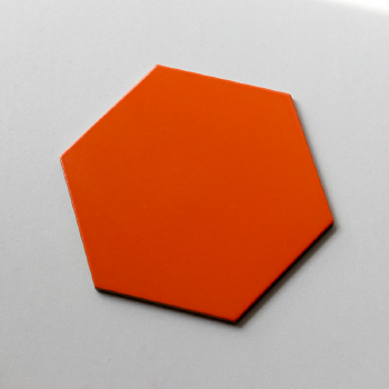 Colored Glaze Kitchen Bathroom Anti-Slip Matte Ceramic Hexagon Mosaic tile
